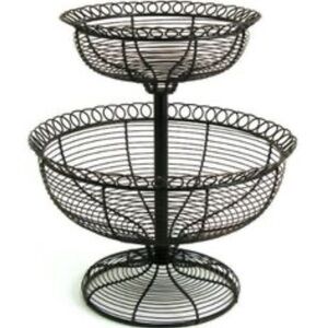 MESA 2 TIER FRENCH LOOP BASKET